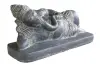  Product image 3 of the product “Ganesh, reclining, 20 cm H, cast stone, antique finish ”